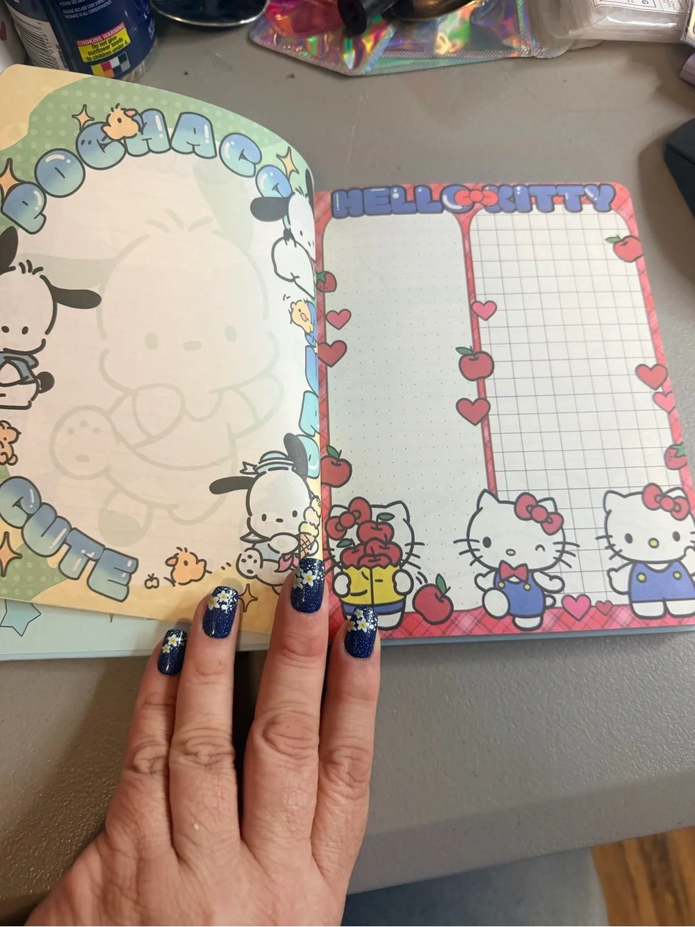 #CINJ-372 Shiny Cinnamoroll Blue Character Hardcover Notebook